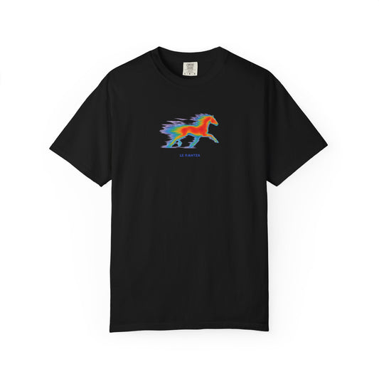 Flaming Horse Tee